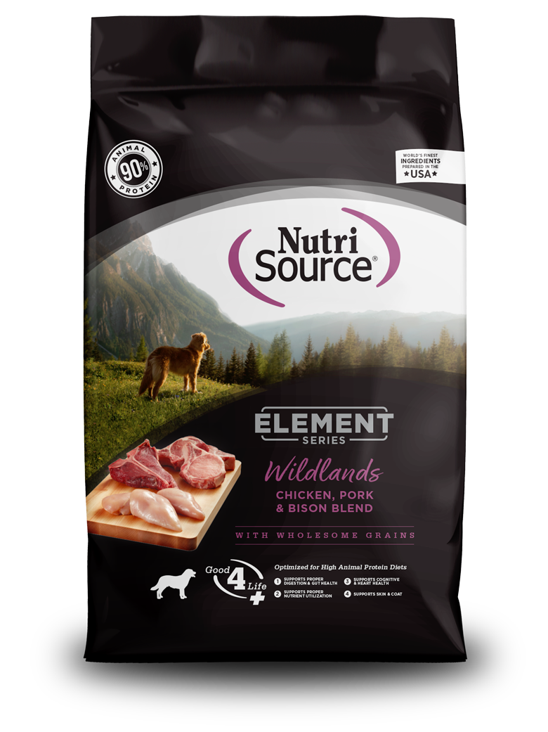 NutriSource Element Series Wildlands Chicken, Pork, & Bison Blend Dog Food  - Tucson, AZ