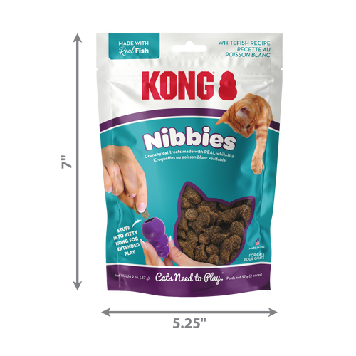 KONG Cat Nibbies Whitefish Cat Treats