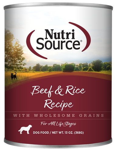 NutriSource® Beef & Rice Recipe Healthy Wet Dog Food (13 oz)