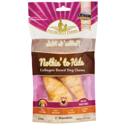 Nothin’ To Hide Drumstick Turkey Dog Treats