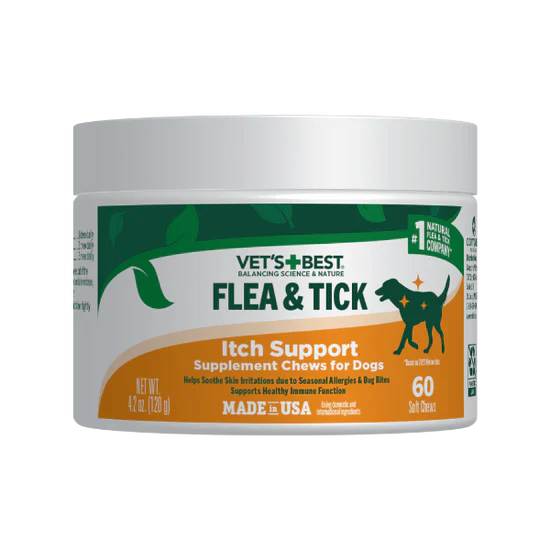 Vet's Best Flea & Tick Itch Support Soft Chews for Dogs