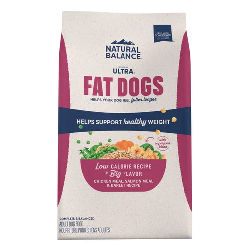 Natural Balance Fat Dogs Chicken Meal, Salmon Meal & Barley Recipe Dry Dog