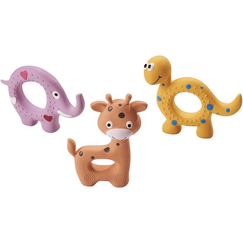 Ethical Pet Spot Latex Rings Assorted Dog Toy