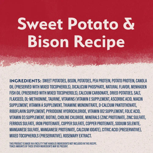 Natural Balance Limited Ingredient Reserve Grain Free Sweet Potato & Bison Recipe Dry Dog Formula