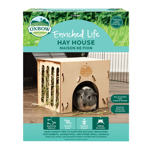 Oxbow Enriched Life Hay House for Guinea Pig Tucson AZ Arizona Feed Country Stores