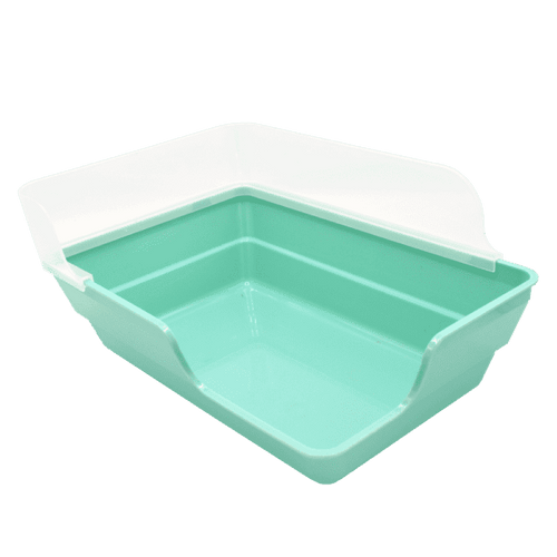 Oxbow Enriched Life Rectangle Litter Pan with Removable Shield