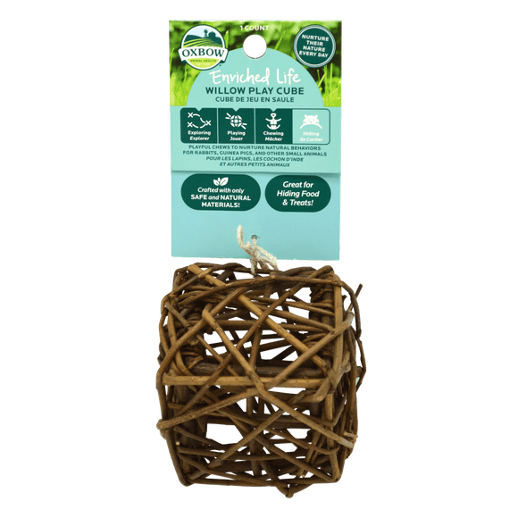 Oxbow Animal Health Enriched Life - Willow Play Cube