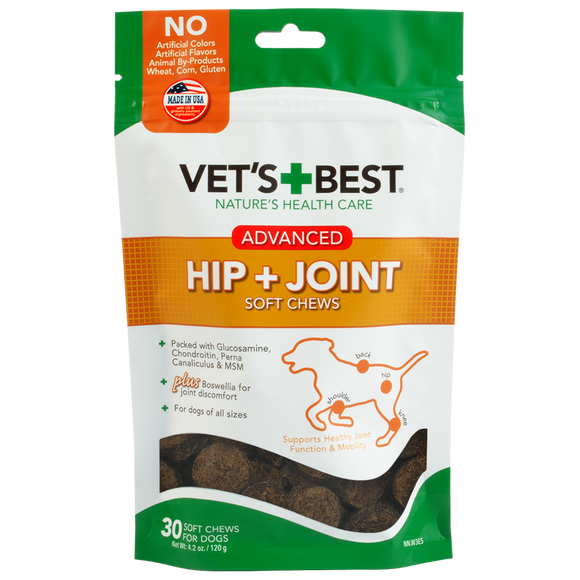 Vet's Best Advanced Hip + Joint Soft Chews