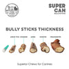 Supercan 6 Standard Bully Sticks (6)