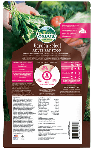 Oxbow Garden Select Adult Rat Food