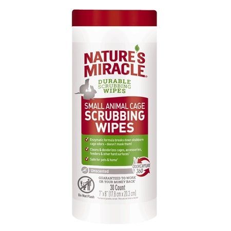 Nature's Miracle® Small Animal Cage Scrubbing Wipes