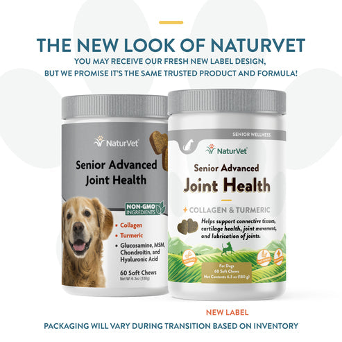 NaturVet Senior Advanced Joint Health Dog Soft Chews