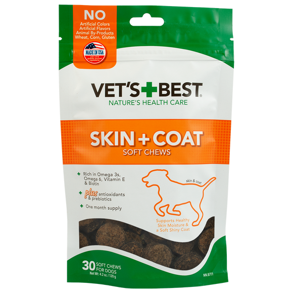 Vet's Best Skin & Coat Soft Chews