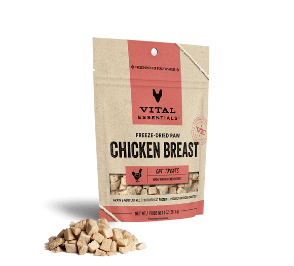 Vital Essentials Freeze-Dried Raw Chicken Breast Cat Treats