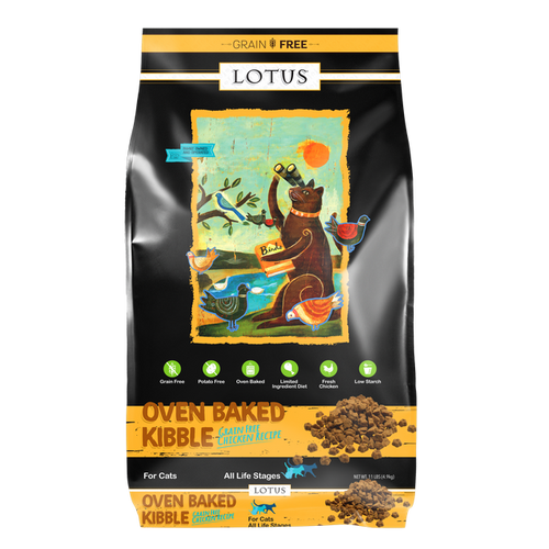 Lotus Grain Free Oven Baked Chicken Kibble Recipe Dry Cat Food