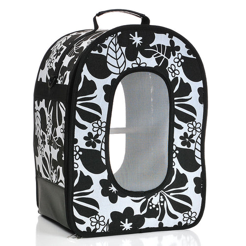 A&E Bird Cage Soft Sided Travel Carrier - Small Black