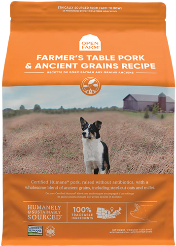 Open Farm Farmer's Table Pork & Ancient Grains Dry Dog Food