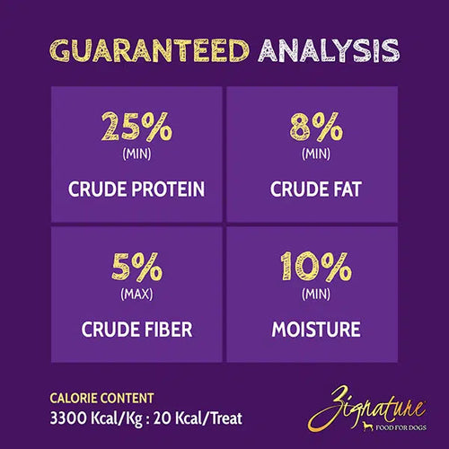 Zignature Ziggy Bars Zssential Formula Dog Treats