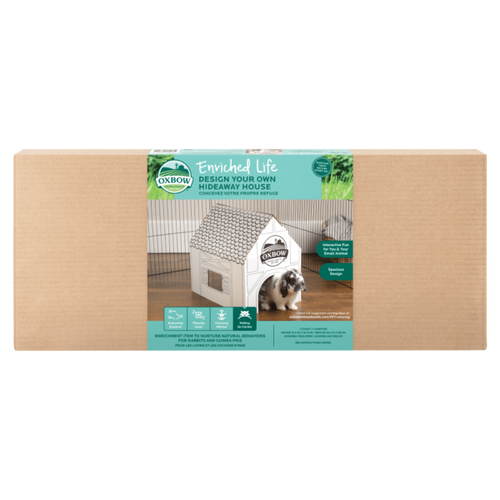 Oxbow Animal Health Enriched Life - Design Your Own Hideaway House for Small Animals