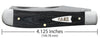 Case Smooth Black Micarta® Trapper