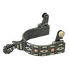 Weaver Mens Spur with German Silver Aztec Trim and Copper Accents
