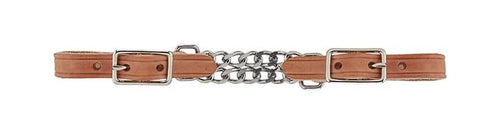 Berlin Custom Harness Leather Double Chain Curb Strap