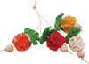A & E Cage Loofah Bunch of Fruits Small Animal Toy