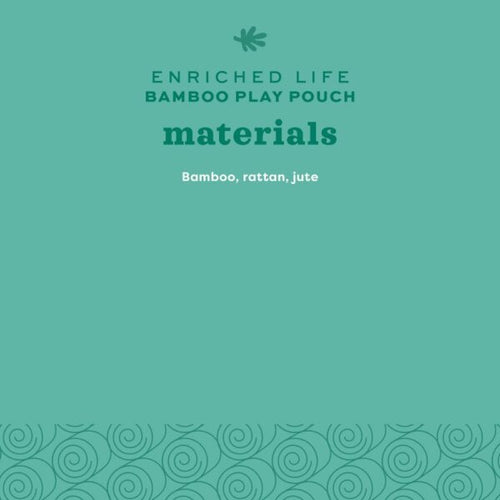 Oxbow Animal Health Enriched Life - Bamboo Play Pouch