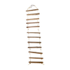 A&E Cage Natural Wood Rope Ladder