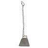A&E Cage Happy Beaks Silver Bird Bell On Chain Bird Toy