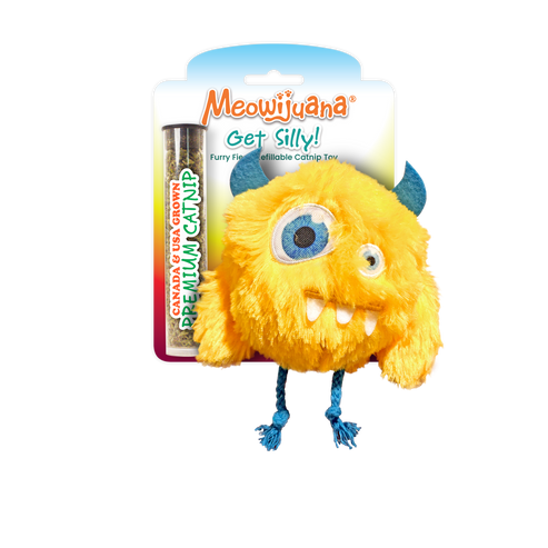 Meowijuana Get Silly! Refillable Furry Friend Cat Toy
