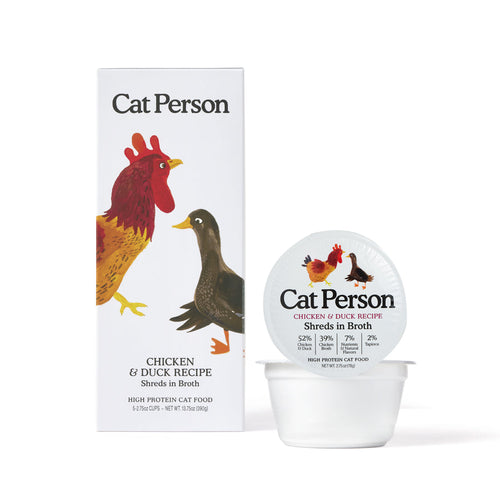 Weruva Cat Person Chicken & Duck Shreds in Broth Cat Food