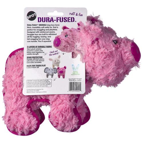 Ethical Pet Dura-Fuse Snuggle Pig Dog Toy