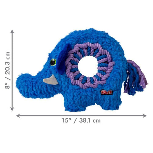 KONG Ringaroos Elephant Dog Toy