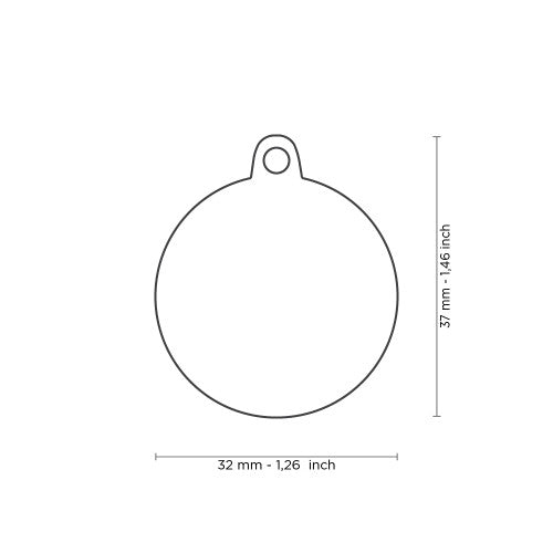 MyFamily Charms Mountain ID Tag