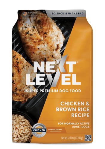 Next Level Chicken & Brown Rice Recipe Super Premium Dog Food