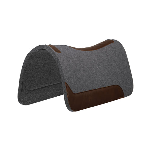 Weaver Equine Wool Felt Contoured Western Saddle Pad 3/4