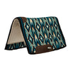 Weaver Synergy Blanket-Top Wool Felt Saddle Pad in Brown, Turquoise, Black, Purple Southwestern Patterns