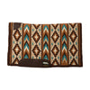 Weaver Synergy Blanket-Top Wool Felt Saddle Pad in Brown, Turquoise, Black, Purple Southwestern Patterns