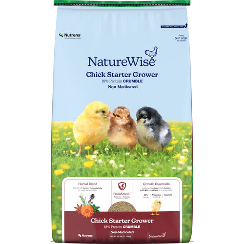 Nutrena® NatureWise® Chick Starter Grower 18% Protein Crumble Feed