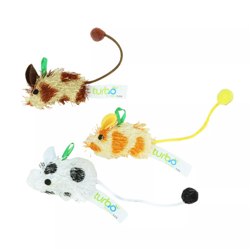 Coastal Pet Turbo Spotted Mice Bulk Cat Toy Bin