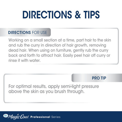 Four Paws Magic Coat Professional Series Dual-Sided Curry Brush for Dogs