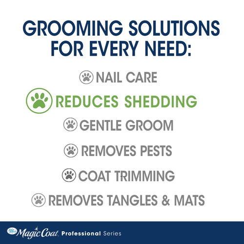 Four Paws Magic Coat Professional Series Dual-Sided Curry Brush for Dogs