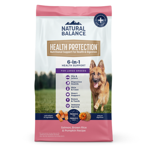 Natural Balance Large Breed Salmon, Brown Rice & Pumpkin Recipe