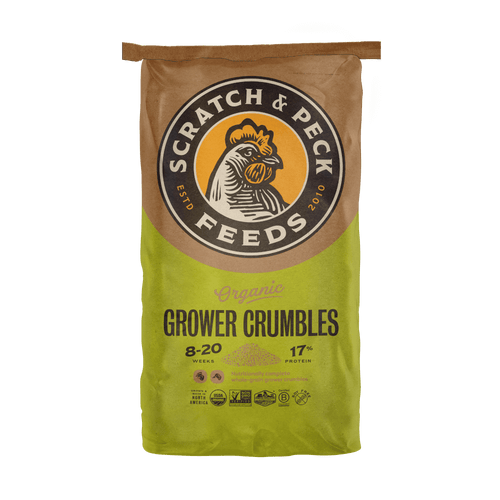 Scratch and Peck Feeds Organic Grower Crumble 35lb