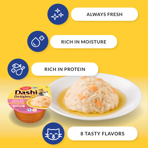 Inaba Dashi Delights Chicken Variety Pack Cat Treat