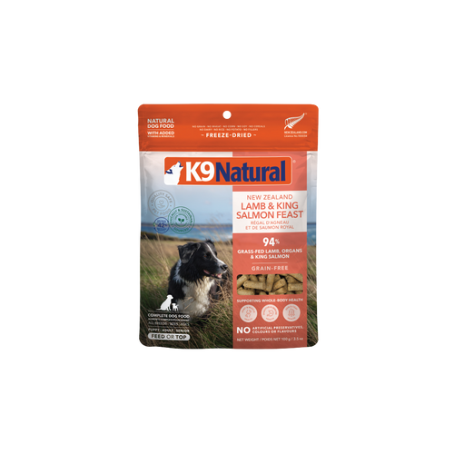 K9 Natural Lamb & King Salmon Feast Freeze-Dried Dog Food