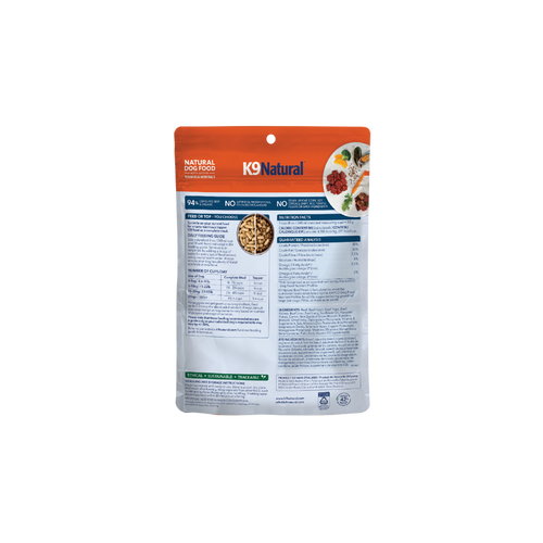 K9 Natural Beef Feast Freeze-Dried Dog Food