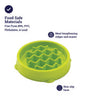 Outward Hound Kitty Slow Feeder Cat Bowl, Green, XS