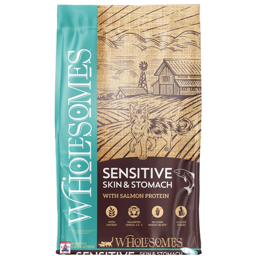 Wholesomes Sensitive Skin & Stomach – Salmon Protein For Cats & Kittens